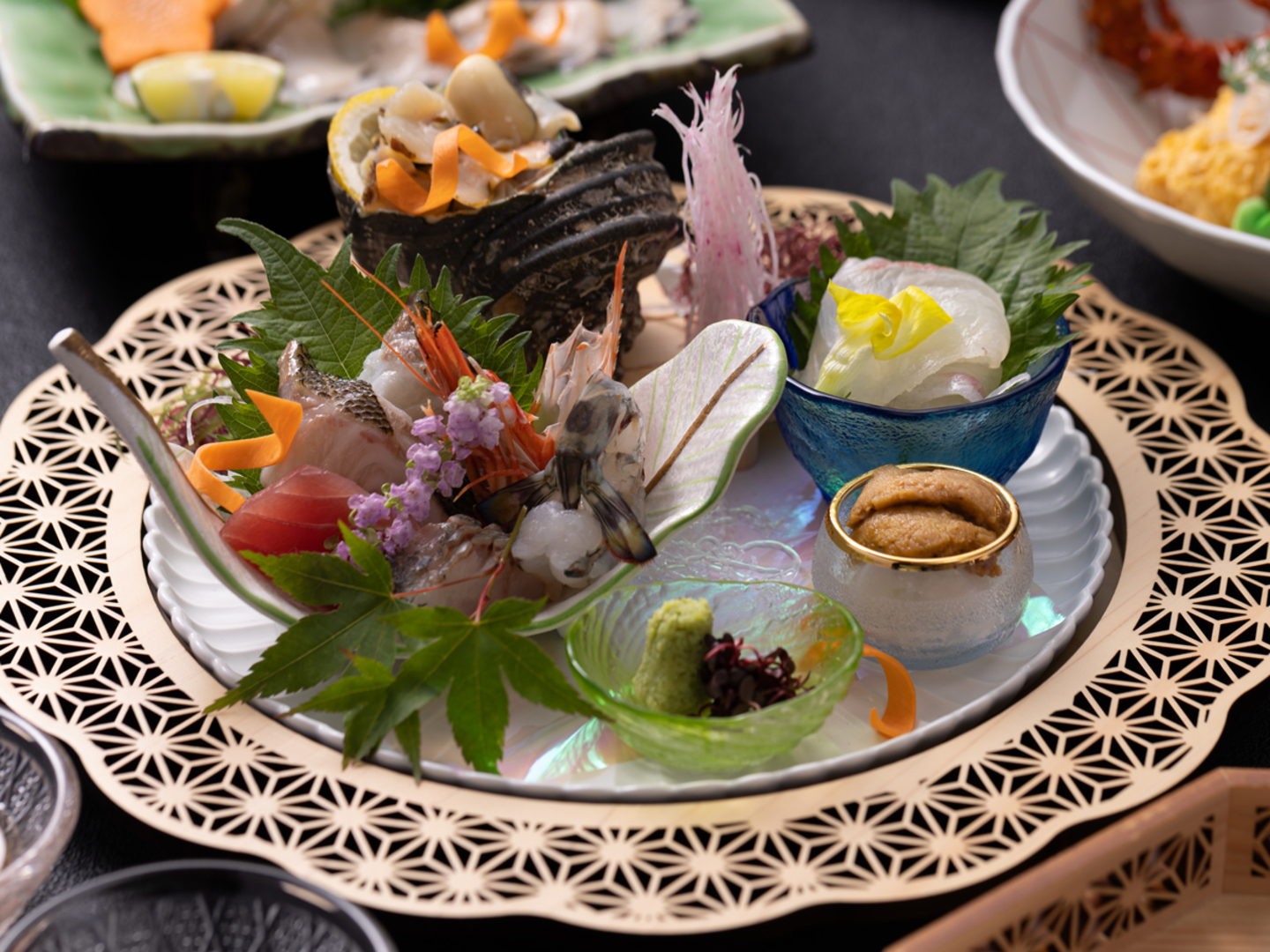 【お食事処・超特選－極み会席－】伊予牛・真鯛等…愛媛の特選素材が織り出す極上の美味の饗宴