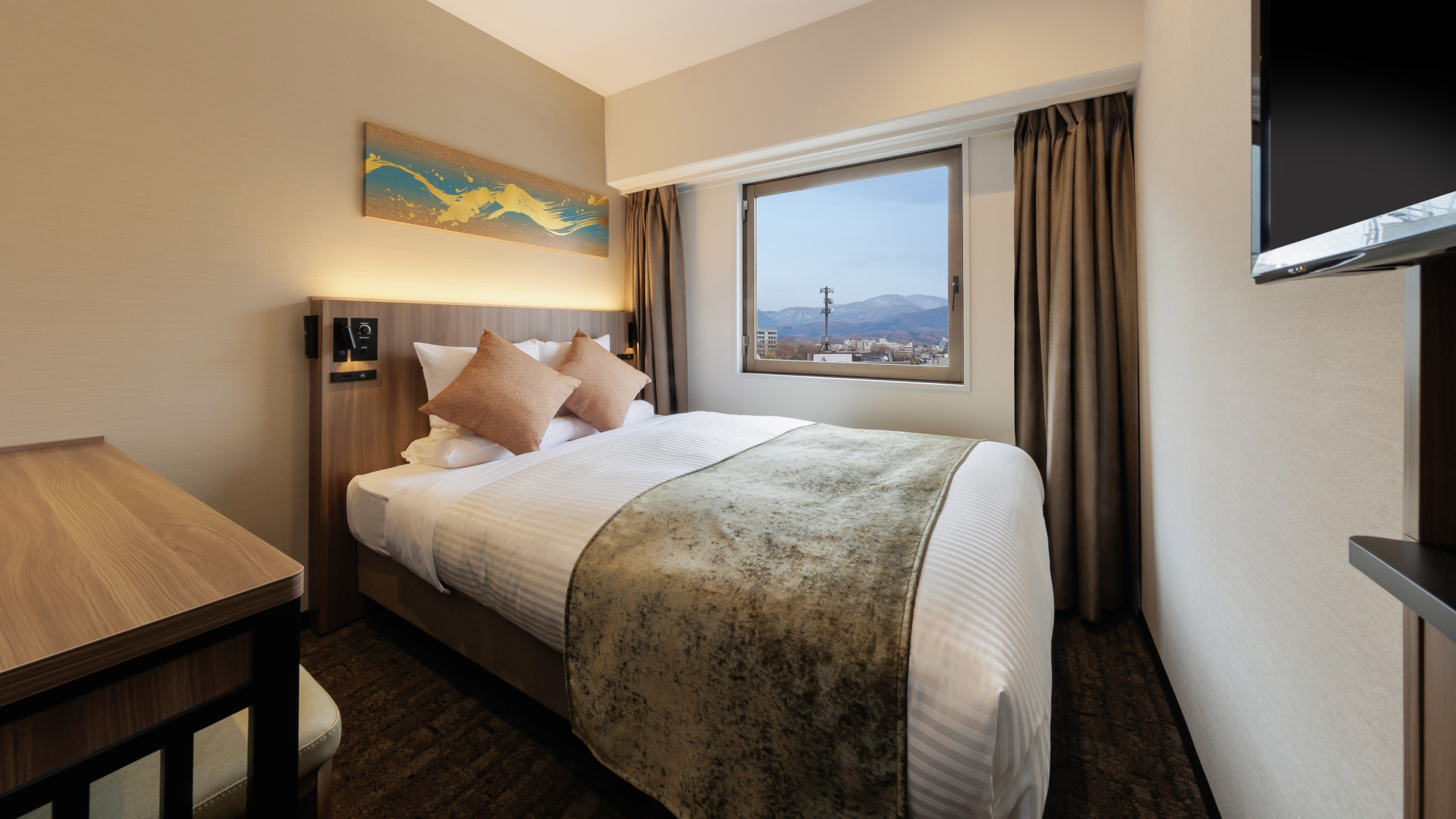 [Renewal] Standard Double Room Size: 12.7㎡ Bed: 140cm x 1