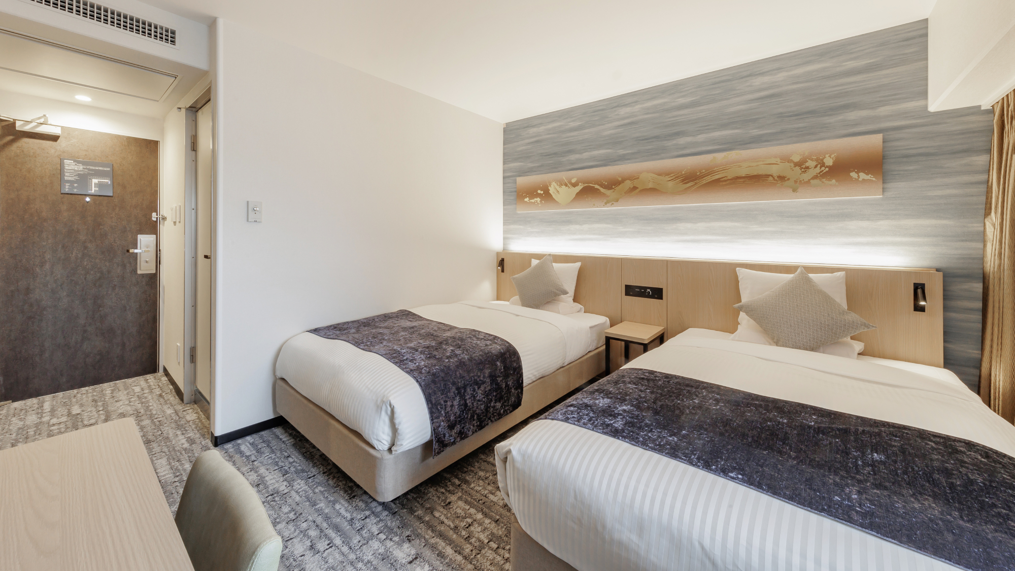 [Renovated] Standard Twin Size: 17.8㎡ Beds: 110 or 120 cm x 2