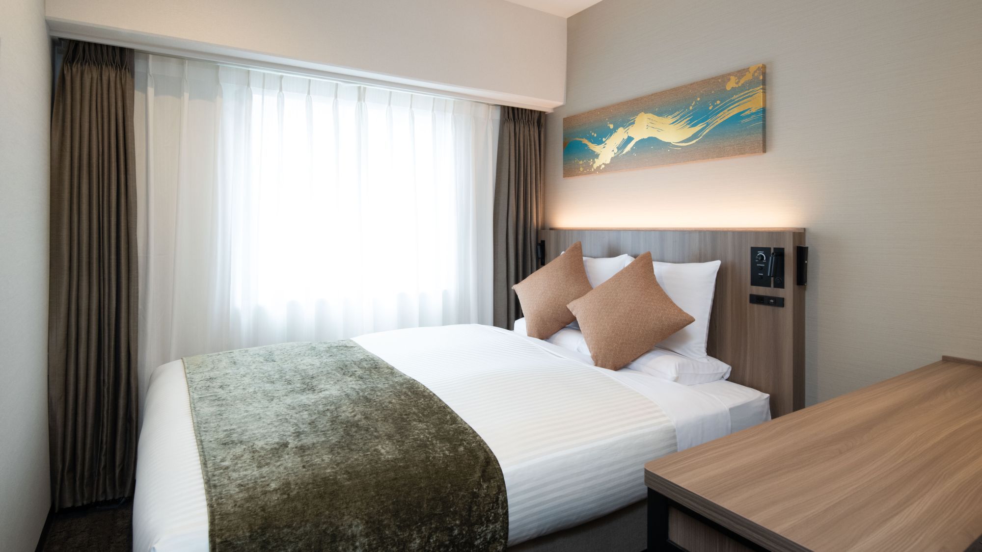 [Renewal] Standard Double Room Size: 12.7㎡ Bed: 140cm x 1