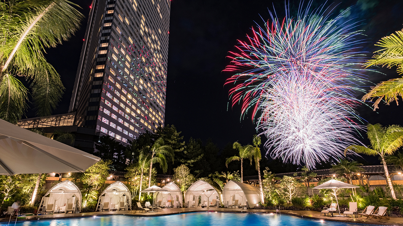 【朝食・おつまみセット付】夏休みはシーガイアへ♪満天花火を目の前で観る特等席プラン