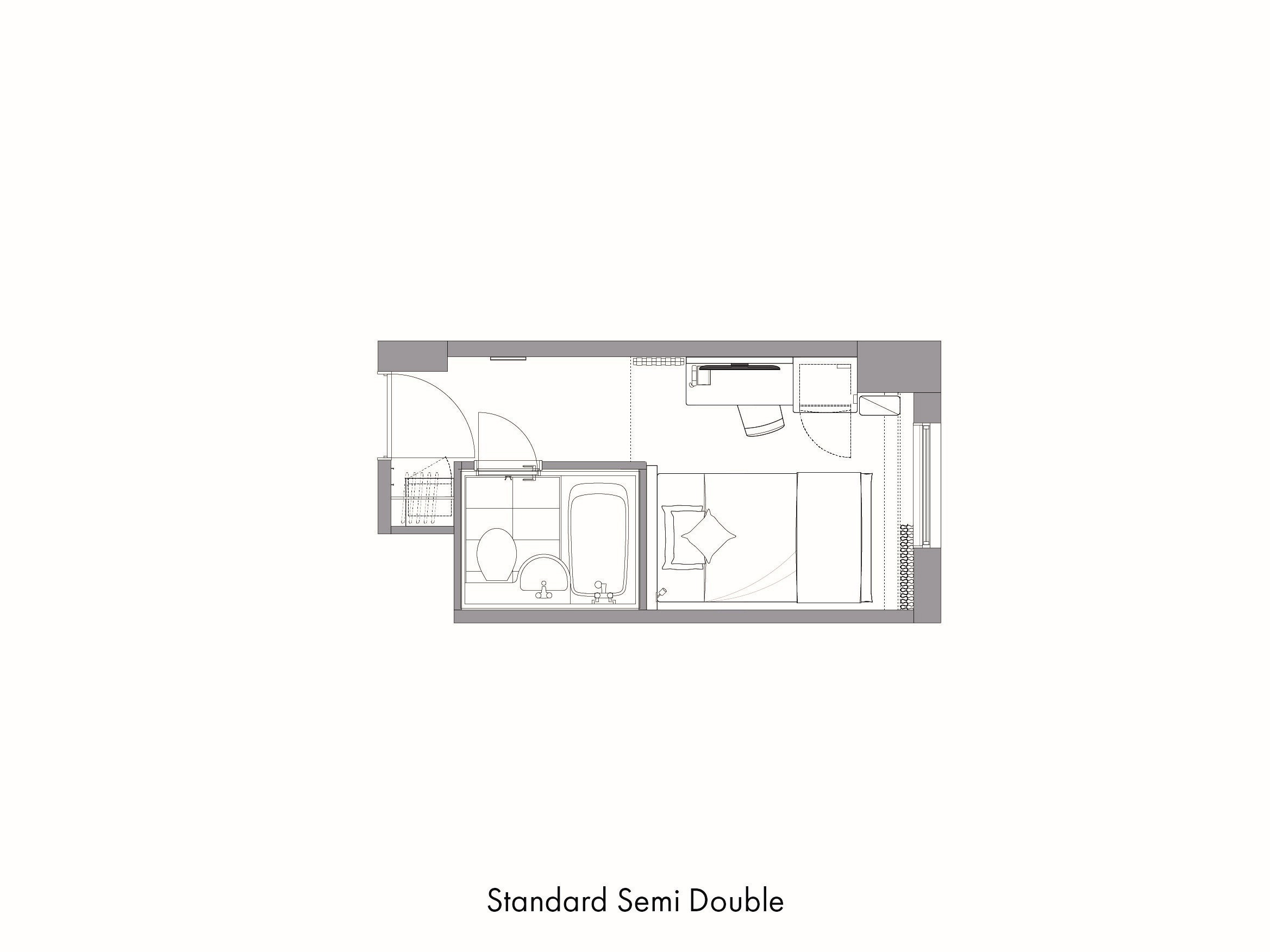 Standard semi-Double Room