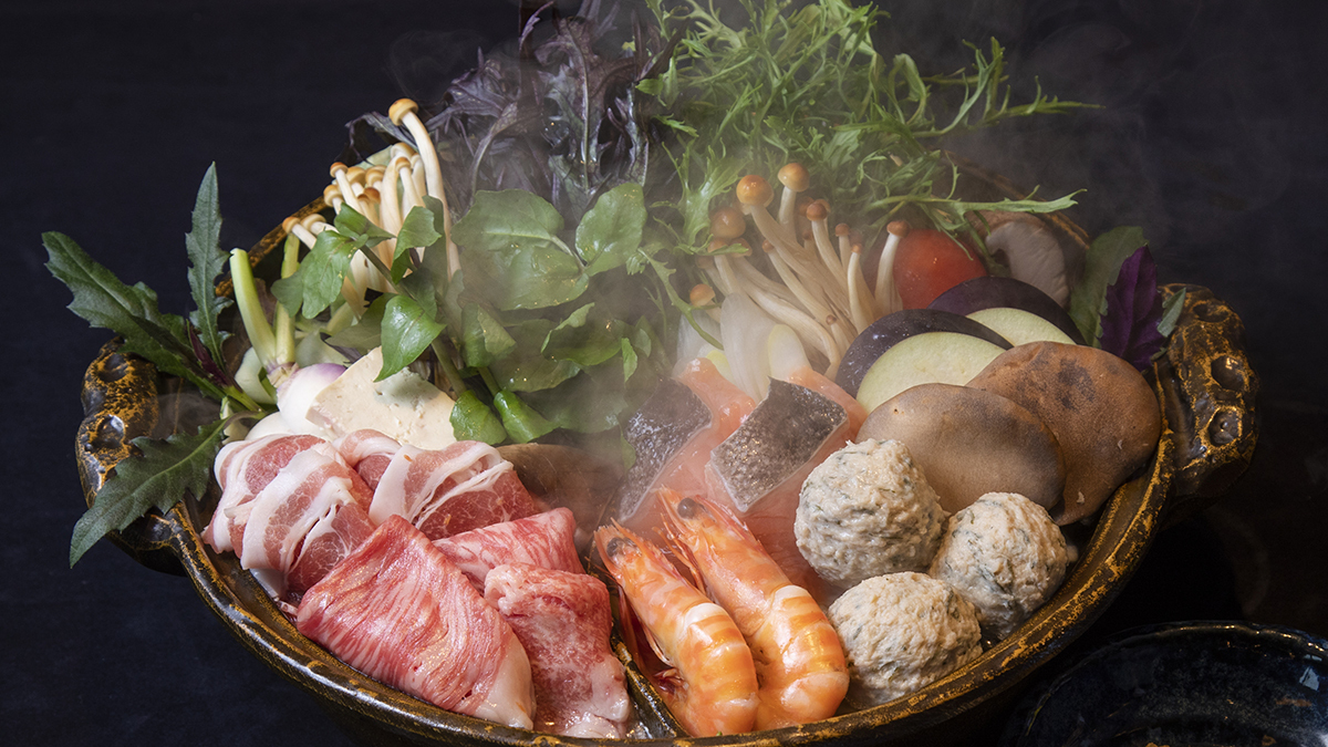 【2食付】最高の素材と究極の出汁でいただく 米九「ひなた鍋」ディナー付きプラン