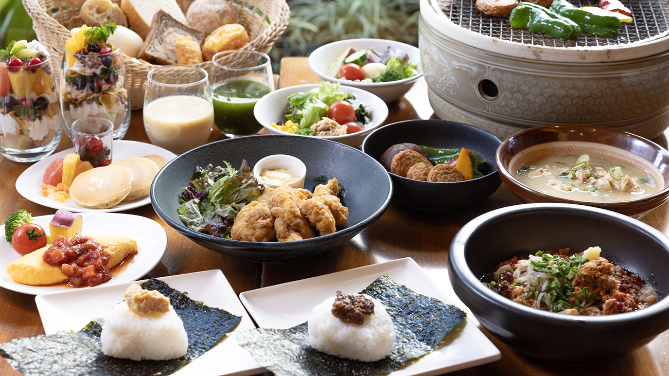 自慢の朝食ビュッフェ付シンプルプラン