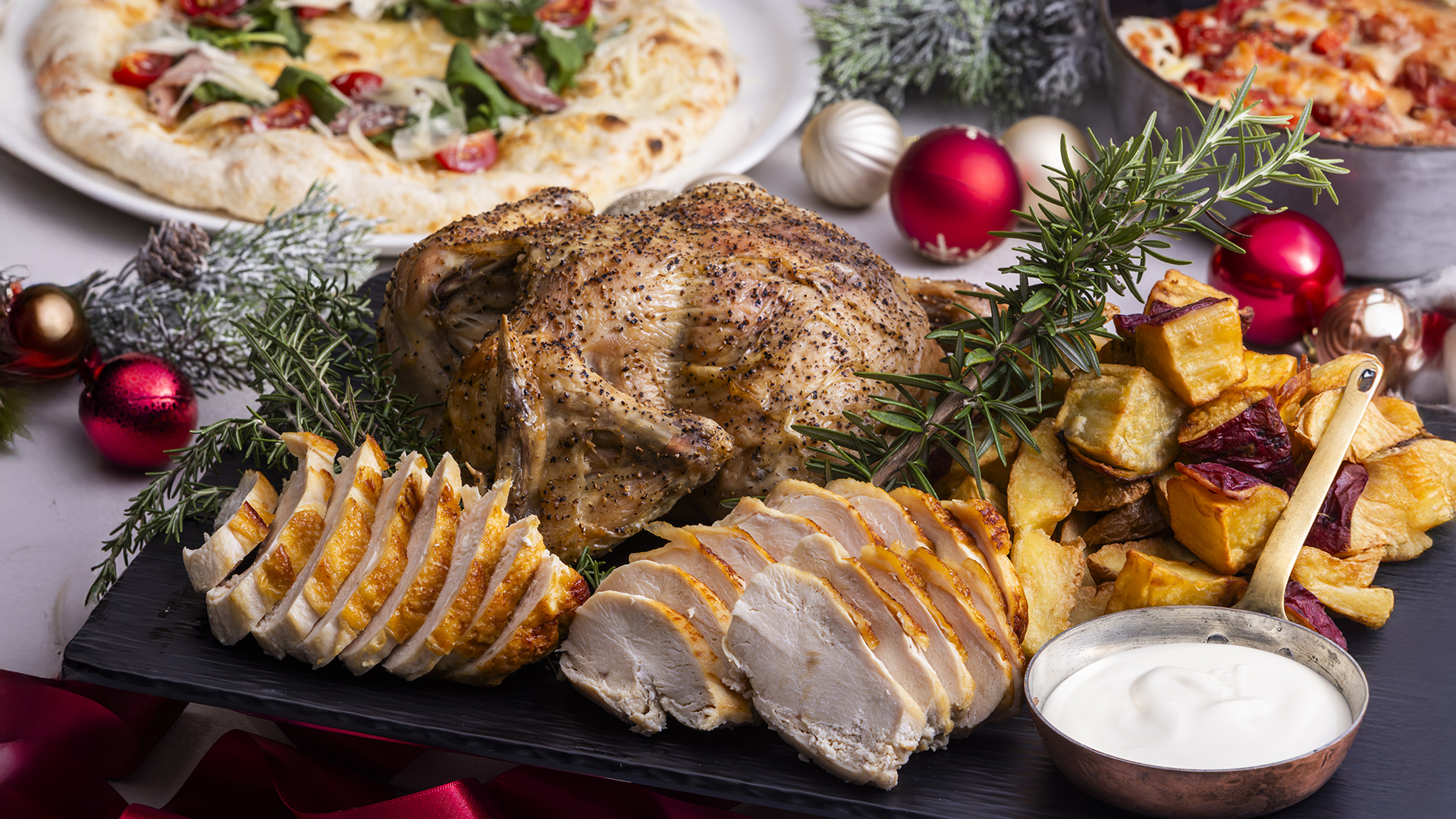 【夕食・朝食付】クリスマス パインテラスディナービュッフェ付きプラン